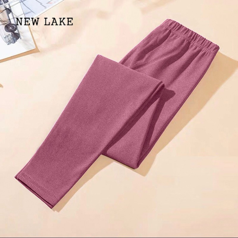 new lake保暖裤女德绒秋裤内穿紧身加绒棉裤内裤衬裤外穿打底长裤