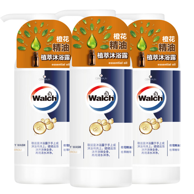 威露士 橙花精油沐浴露450ml*3瓶