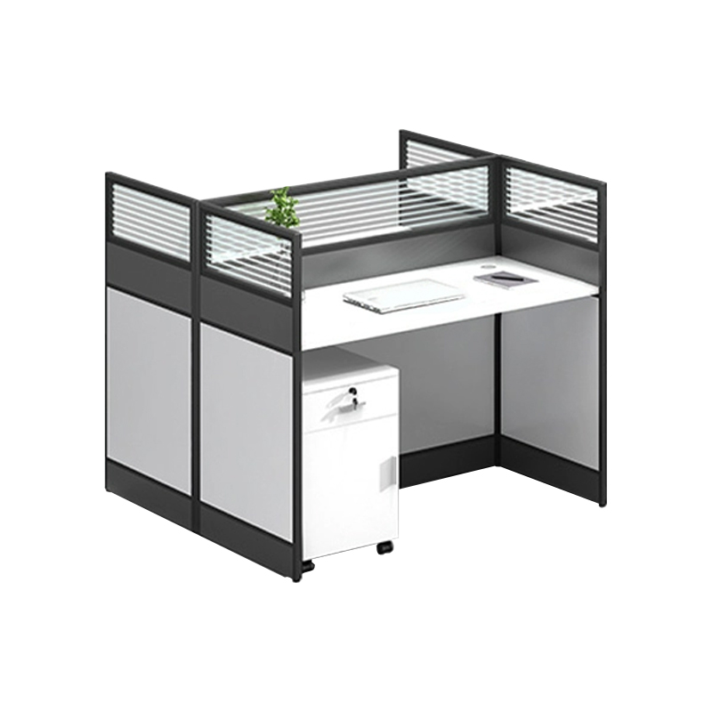 中豫鑫泽 ZYXZ5031418 职员桌屏风工位职员办公桌 对坐双人位含柜