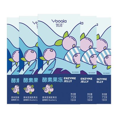 10盒优洽蓝莓酵素果冻复合果蔬排效素益生果蔬宿效素孝素便蓝莓酵素1