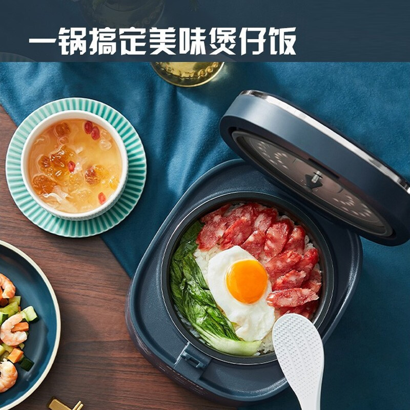 苏泊尔(SUPOR)2L电饭煲小型迷你小容量电饭锅不粘煮饭锅小功率1-2-3人单人宿舍多功能智能预约 SF20FC45