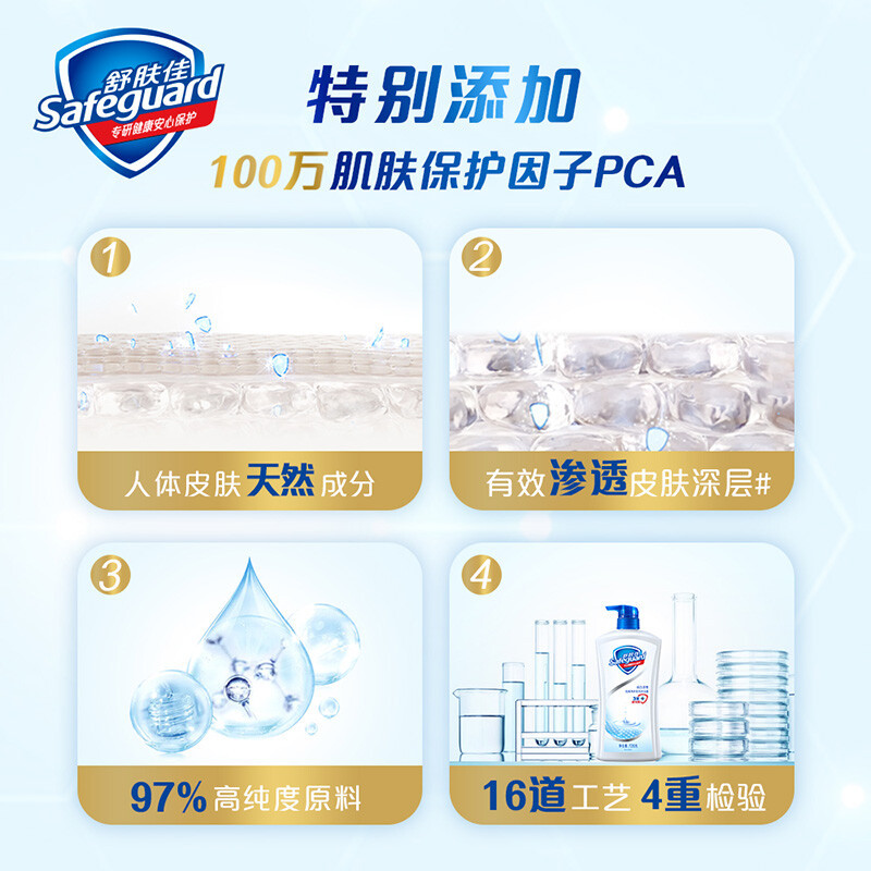 舒肤佳沐浴露1KG 纯白/柠檬香型随机