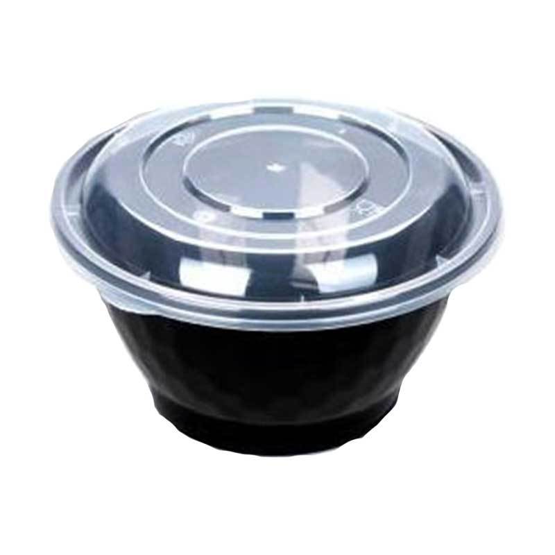 儵忽 一次性黑色圆形密封盖打包小盒 RY-50 1500ml 150套/ 1箱