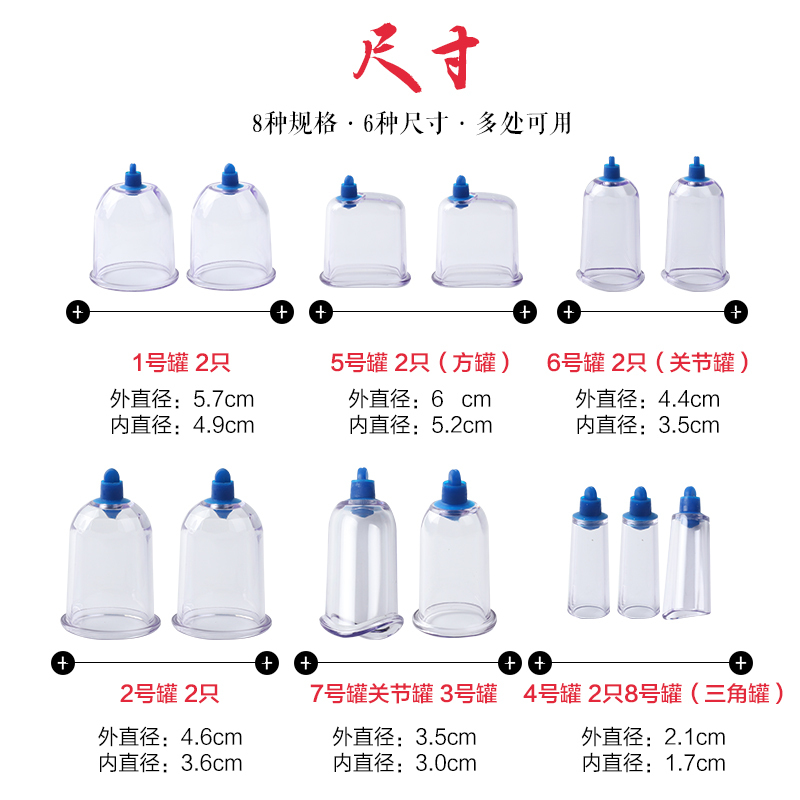 13头排瘀罐送三头金色刺血笔+200针(26G)+泻血图 排瘀罐泻血罐韩国心天泻血疗法放血罐真空拔罐器放血罐笔排淤罐高清大图