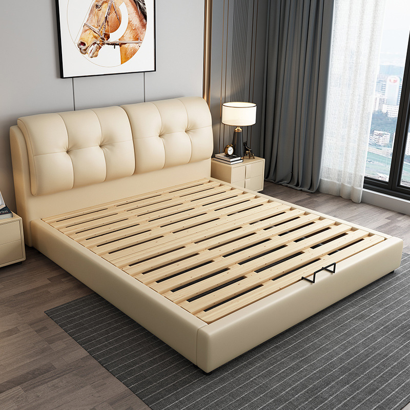 家具>床>皮艺床>梵宜>梵宜皮床666皮艺床>