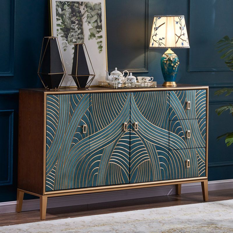 美式斗柜轻奢客厅五斗柜实木储物柜子卧室收纳柜厅玄关柜五斗橱