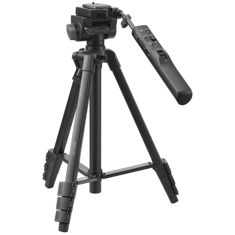 秦泰(Cqint)VCT-VPR1专业微单摄像机摄影便携含遥控器三脚架 适配AX700/AX60/A7RM4/A7M3等