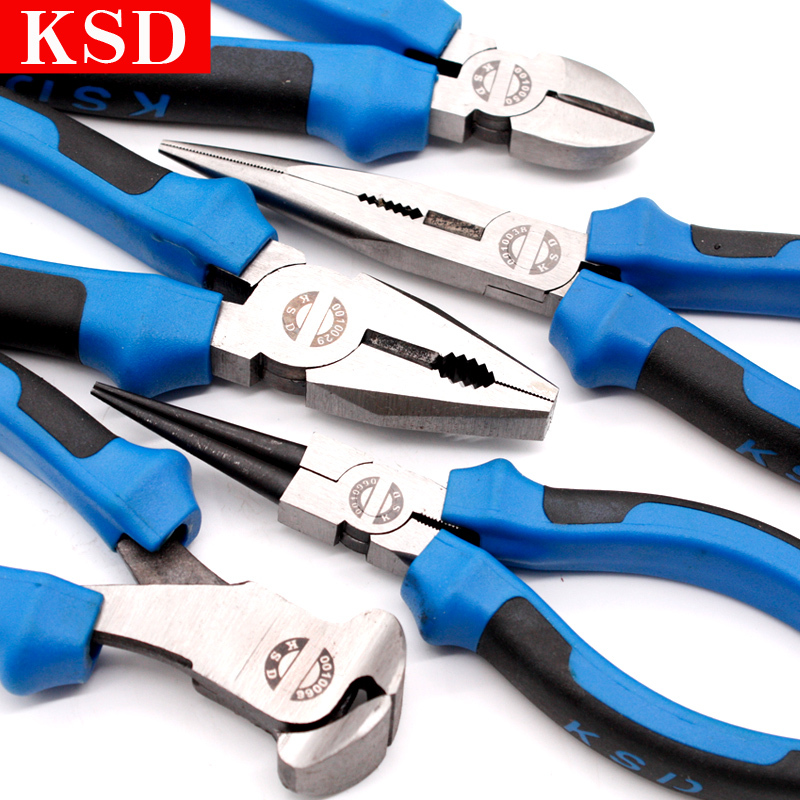 KSD钢丝钳多功能万用家用工业级老虎钳8寸