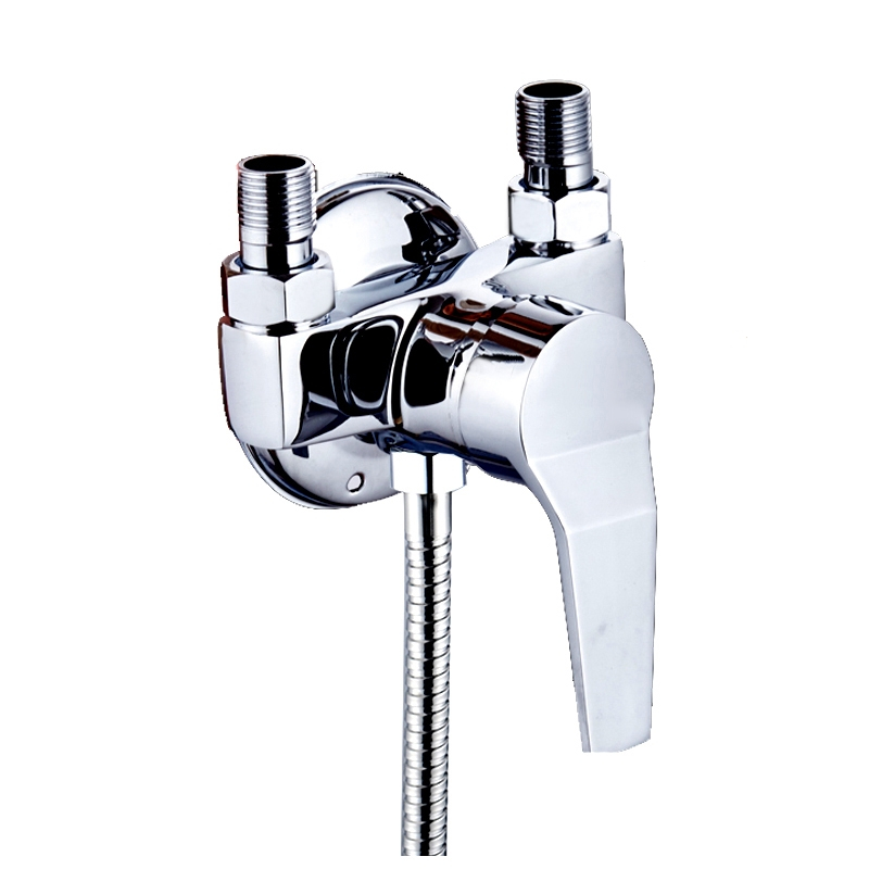 古达反向铜明装淋浴太阳能电热水器混水阀冷热水龙头花洒开关