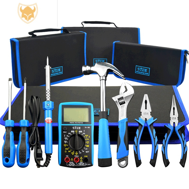 西默家用工具套装多五金工具包套装水电工工具箱手动工具组合