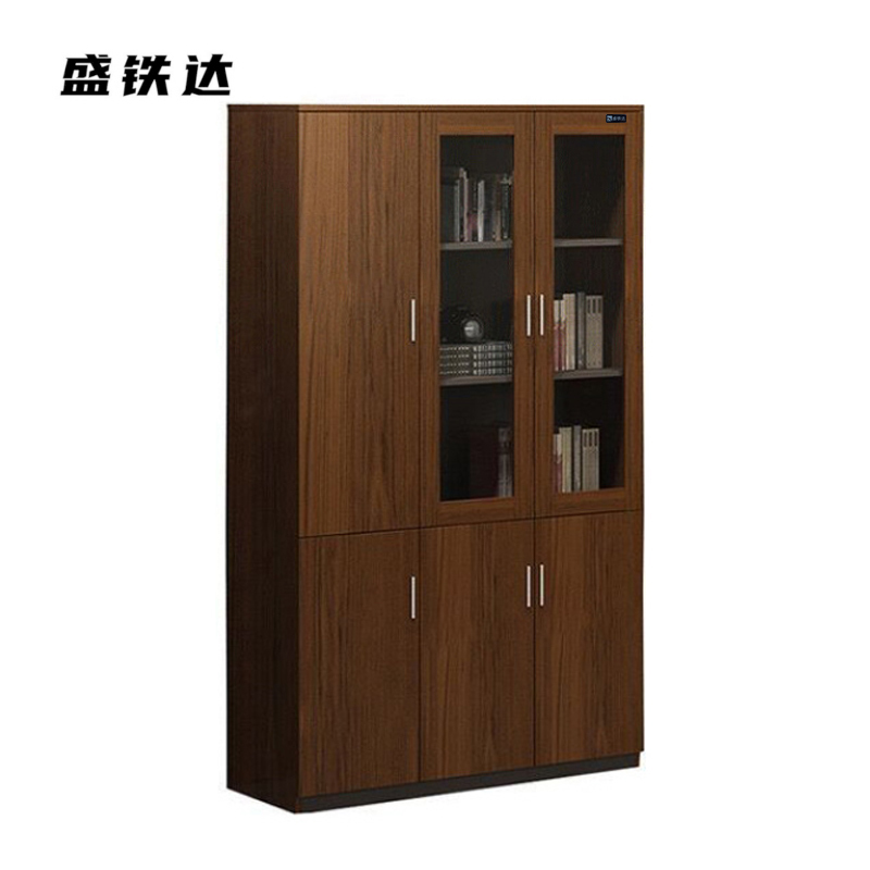 盛铁达 书柜储物柜左3门1200*400*2000mm STD-JJ156 个