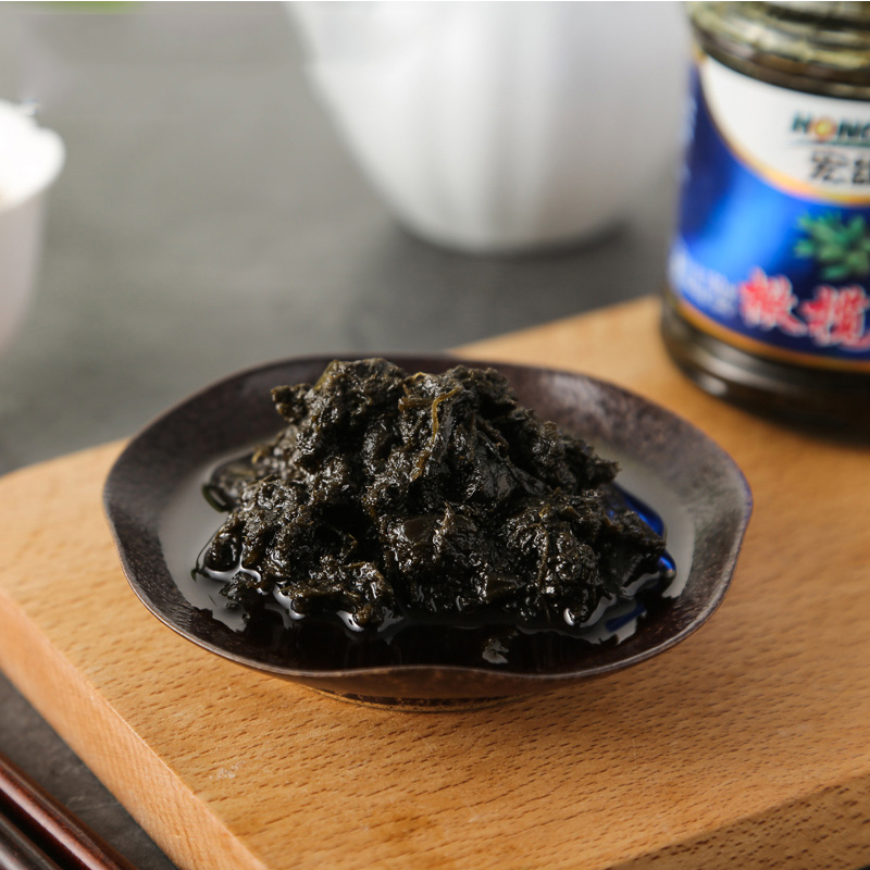 宏绿(HONGLU)橄榄菜160g 蔬菜类 早餐方便面泡面速食榨菜咸菜下饭菜调味料罐头 潮汕特产