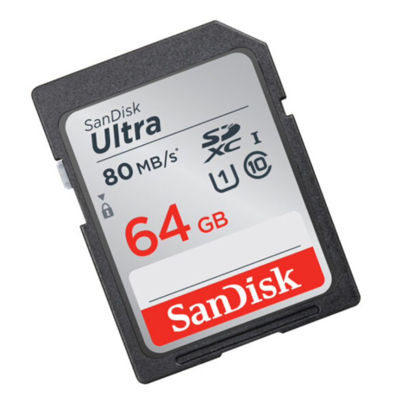 闪迪（SanDisk）64GB 读速80MB/s 至尊高速SDXC UHS-I存储卡 Class10 SD卡