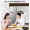美的 (Midea)冰箱 双门小冰箱112升客厅小型迷你家用电冰箱浅灰色 BCD-112CM