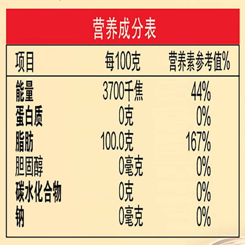 金龙鱼 纯香花生油5L/桶