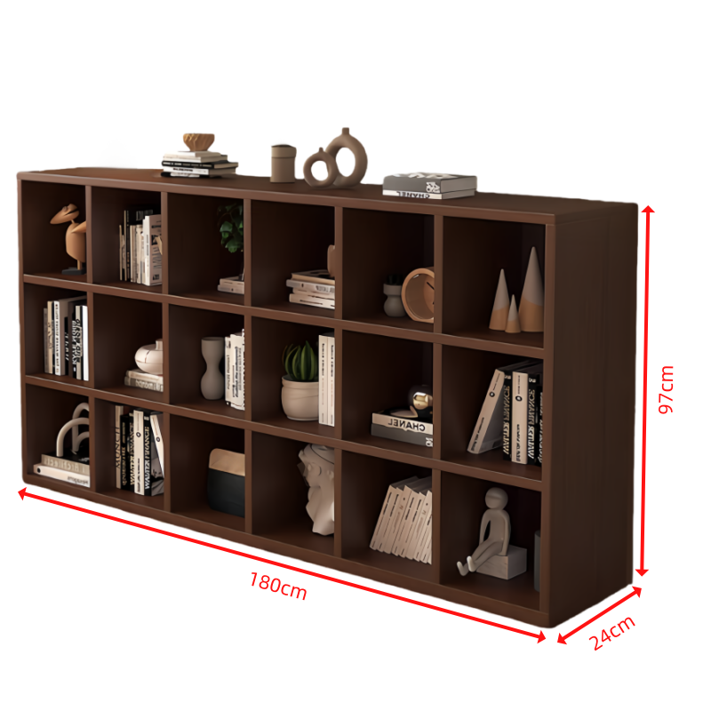 芙首泰书柜三层1800*240*970mm个高清大图