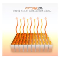 志高(CHIGO)遥控型顶出风新型2200W大暖风机/取暖器/电暖器/电暖气/电暖炉ZNL-22T1A