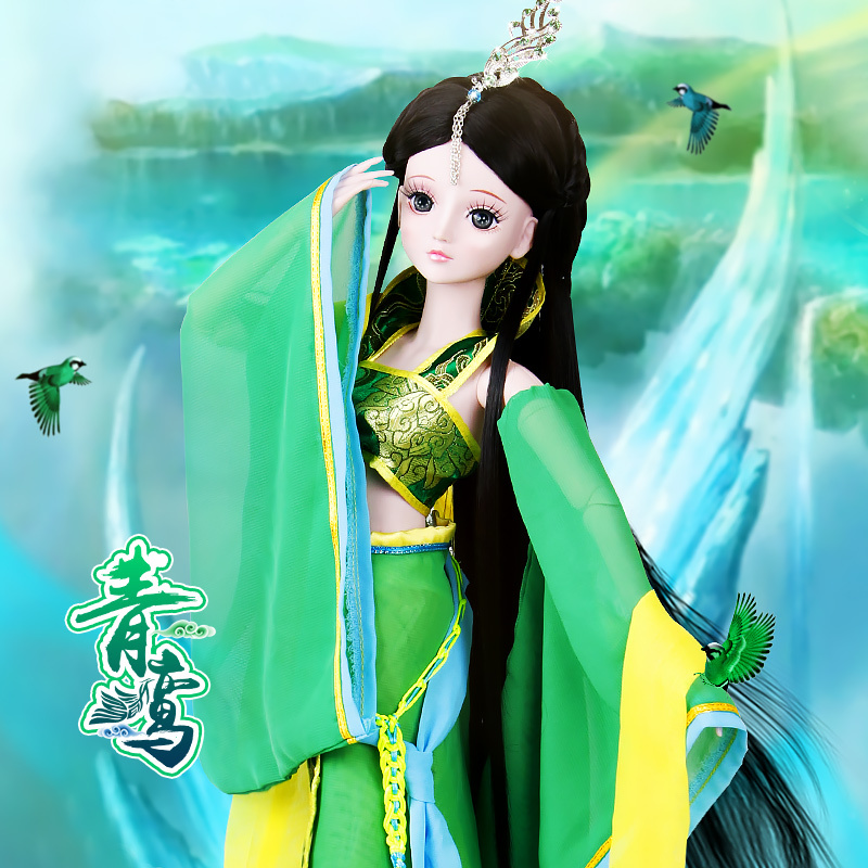 叶罗丽娃娃仙子三生三世十里桃花白浅白风九定制叶萝莉改妆娃全套古装
