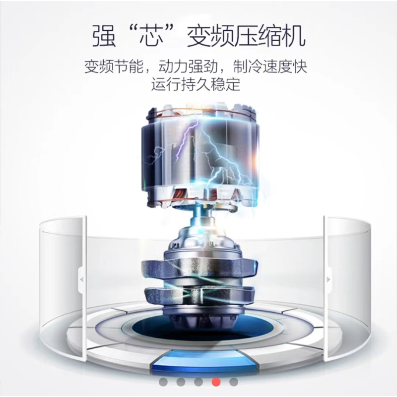 新飞对开门冰箱BCD-522WG9A