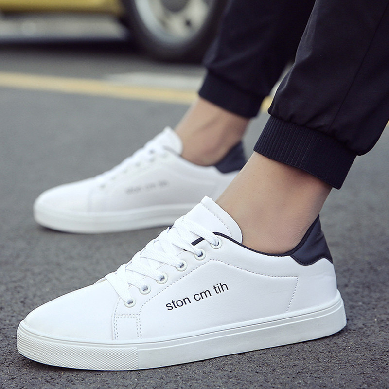 艾汇颜男士低帮鞋2019春春季新款潮流男士帆布韩版平板鞋透气休闲皮鞋