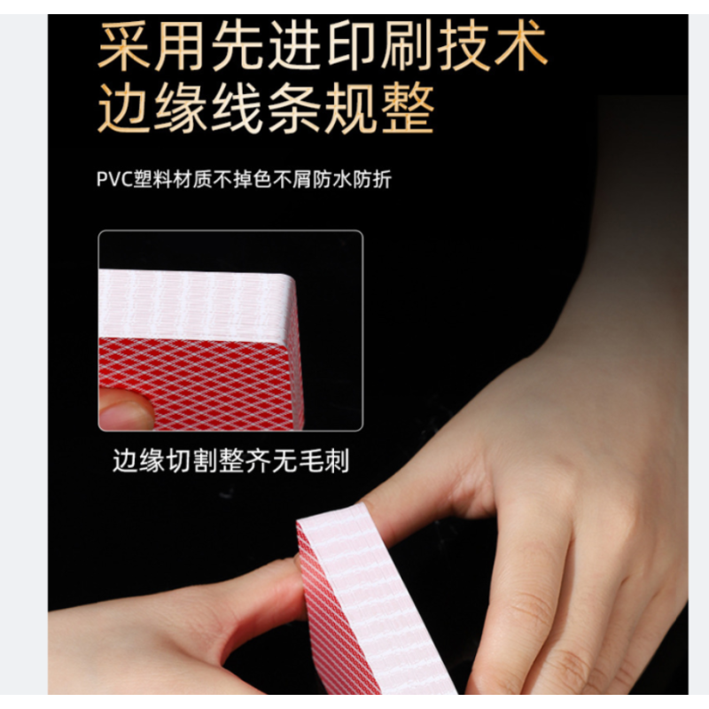 麒麟PVC娱乐惯蛋扑克牌套装(两副装)高清大图
