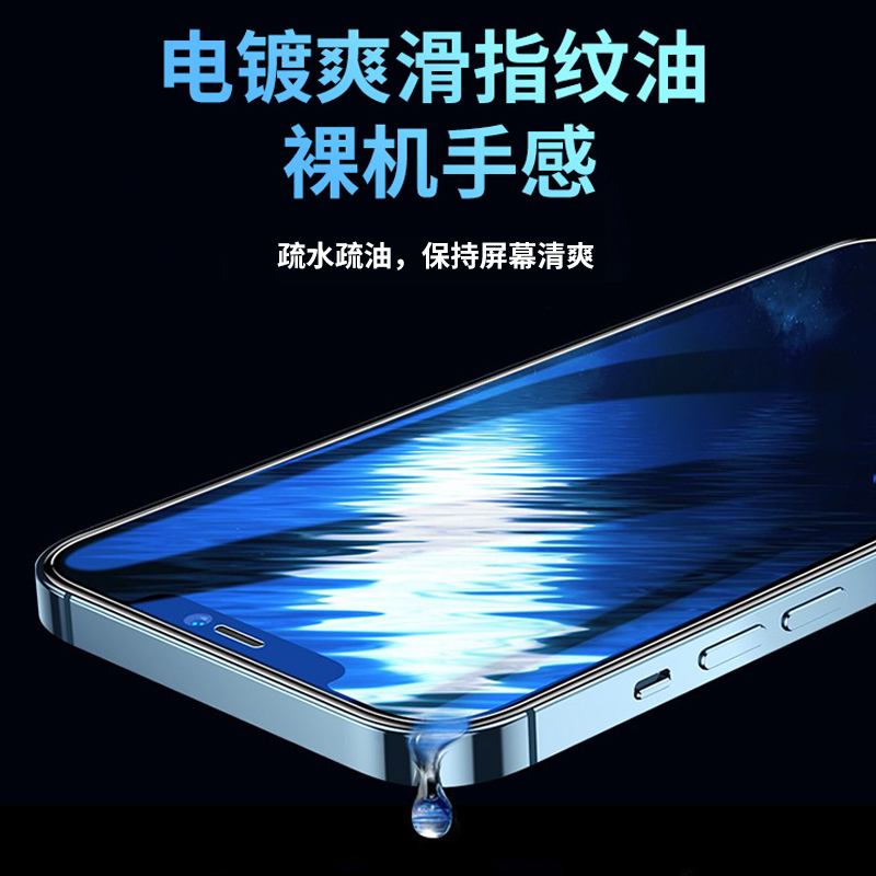 轻万适用iphonex钢化膜苹果xs非全屏幕apple64g手机贴膜256g高清大图