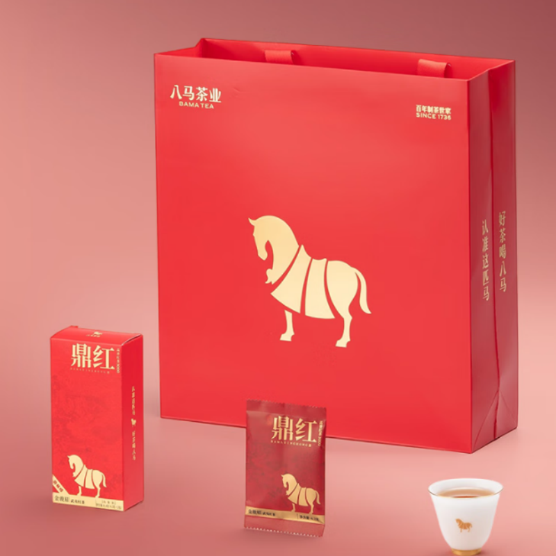 八马茶业红茶D0320鼎红3000 武夷山金骏眉168g高清大图