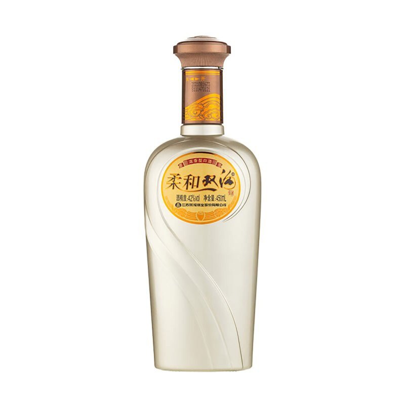 双沟 柔和双沟银精品 42度450ml*6瓶 整箱装白酒