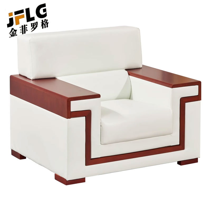 金菲罗格贵宾新中式西皮单沙发单人位