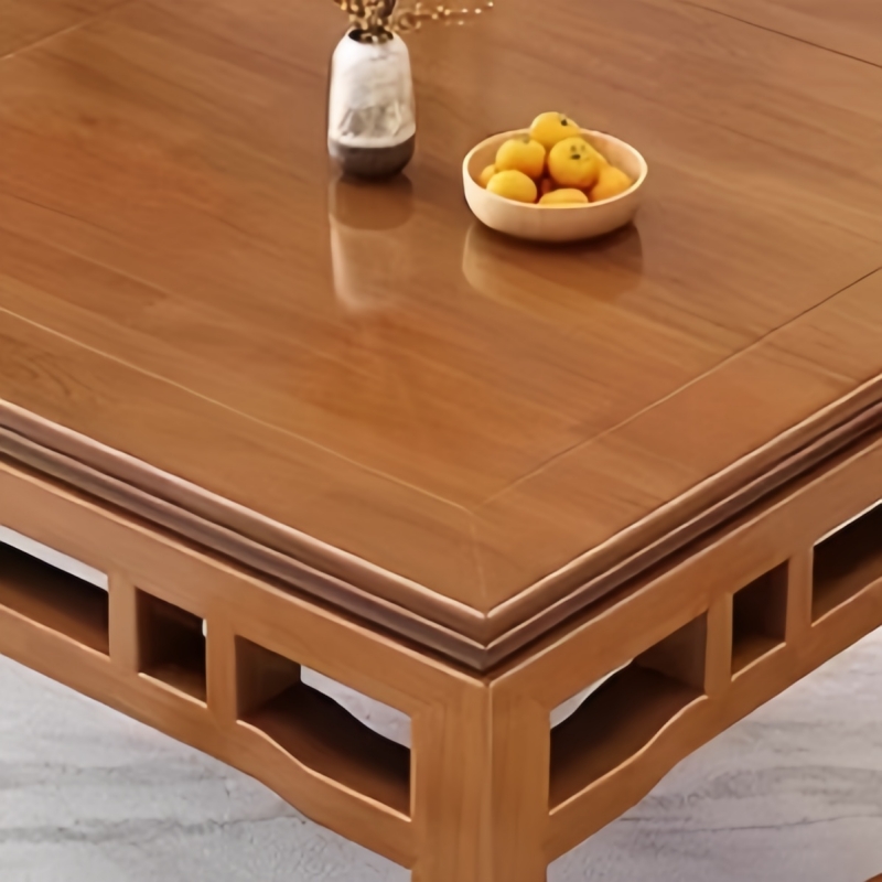 伟樽实木方桌餐桌98*98*77cm张高清大图