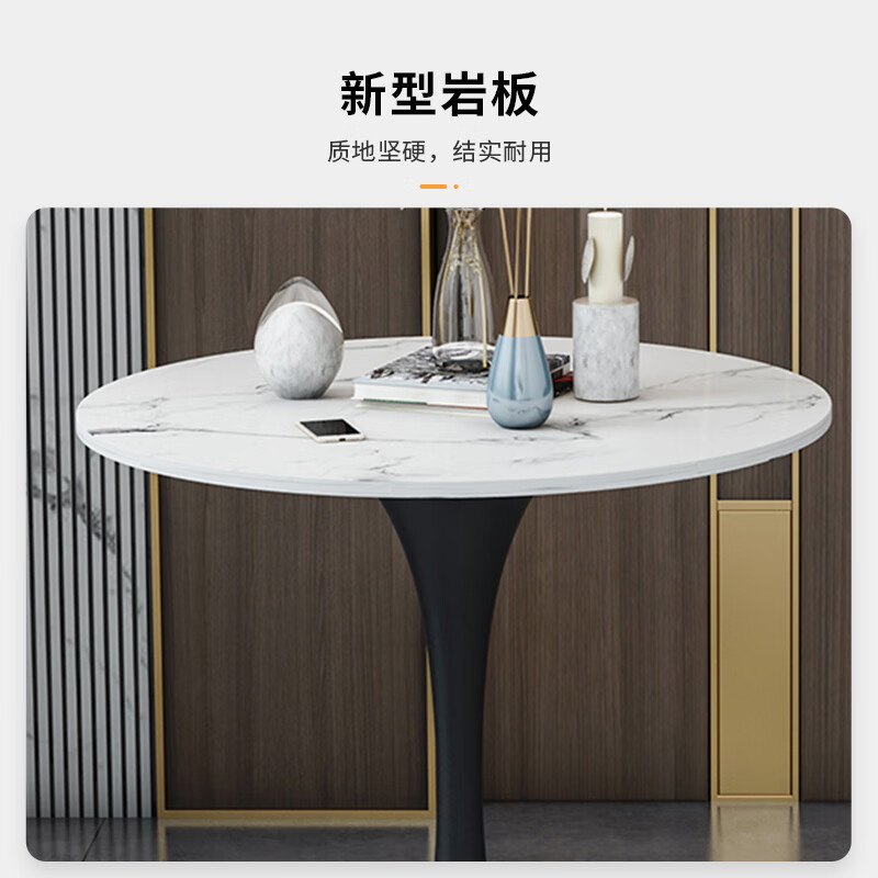 域赢洽谈桌椅组合接待桌椅小圆桌子简约休闲餐桌椅1桌2椅高清大图
