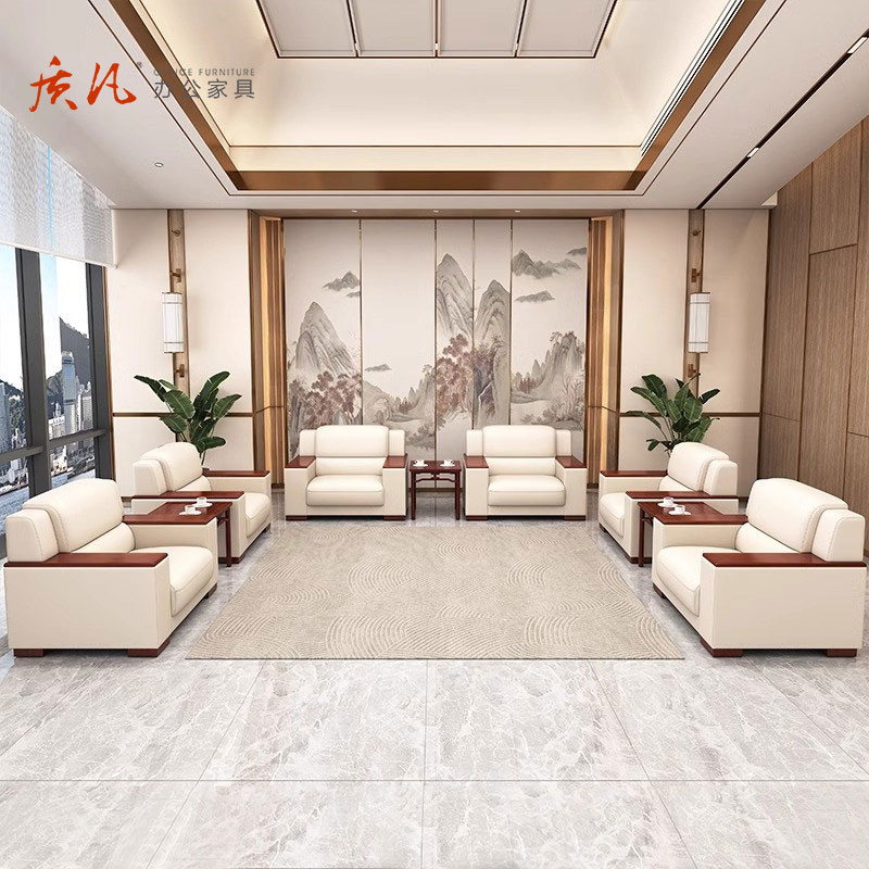 质凡贵宾接待沙发单人位ZF-SF006/106*84*93cm/张高清大图
