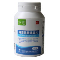 净冠 84泡腾消毒片剂三氯泡腾含氯84消毒液 100瓶/箱
