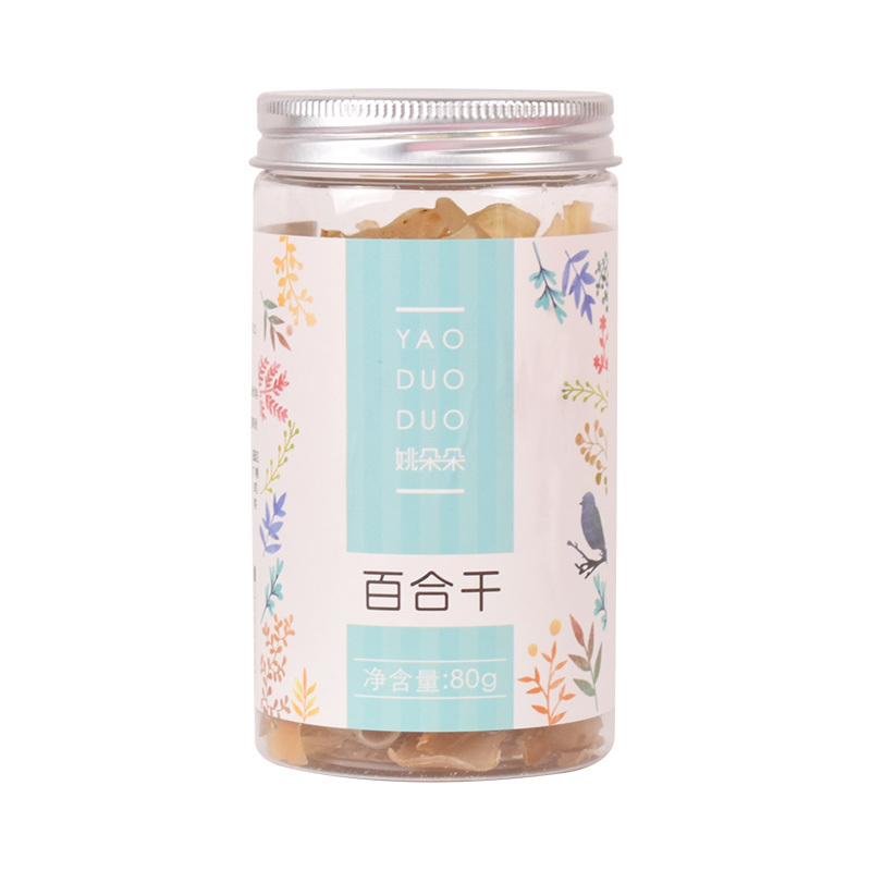 姚朵朵兰州百合80g*1罐装百合干