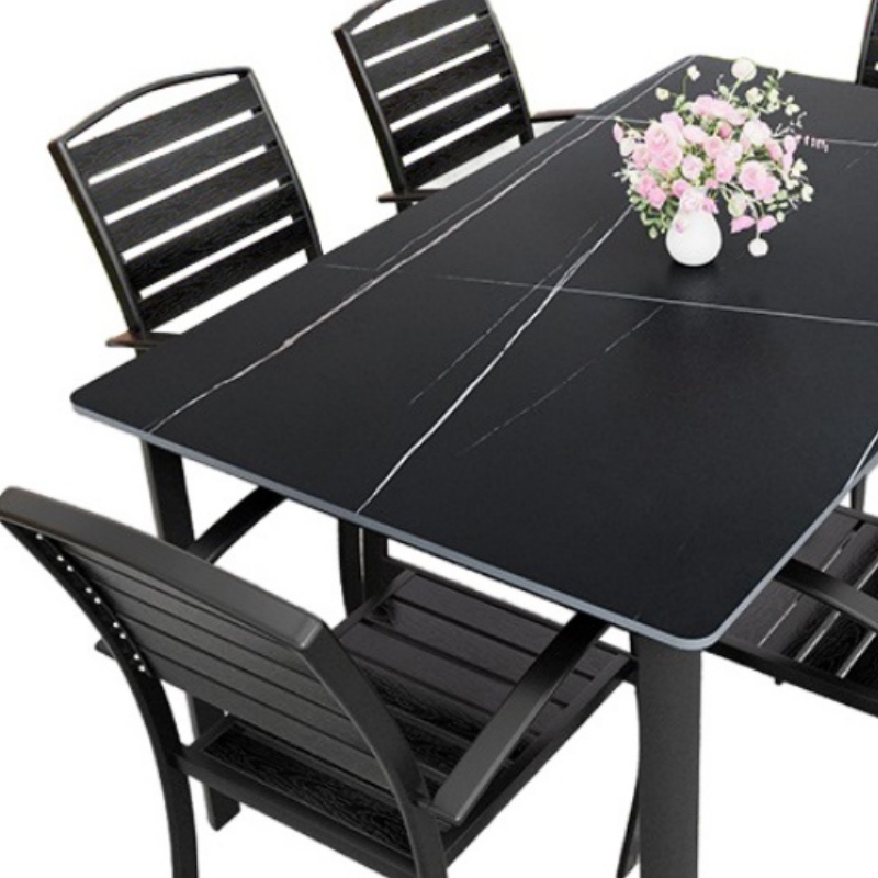 依韵珂户外桌椅160*90cm+6把椅子套高清大图