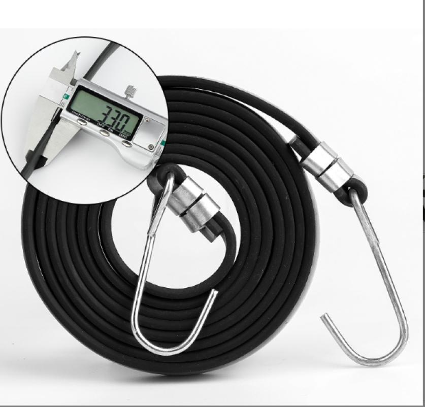 橡胶摩托车橡皮筋捆绑绳强力拉绑弹力胶带自行车绑带松紧日用套装- -- -3米- -4条装