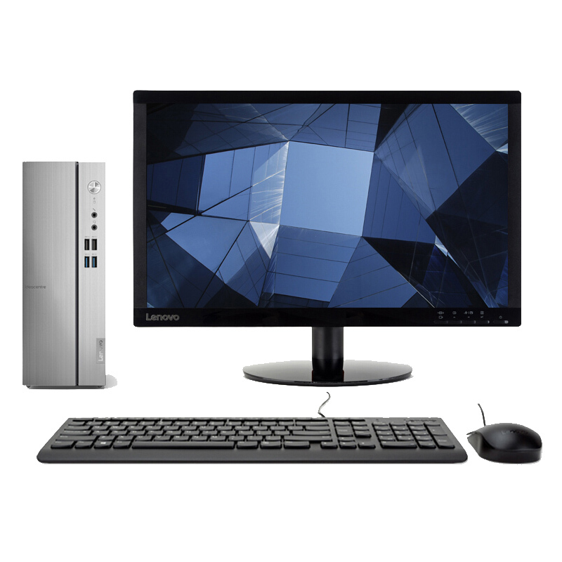 联想(Lenovo) 天逸510S 台式电脑整机 21.5英寸显示器 i3-9100 8G 1T wifi 定制
