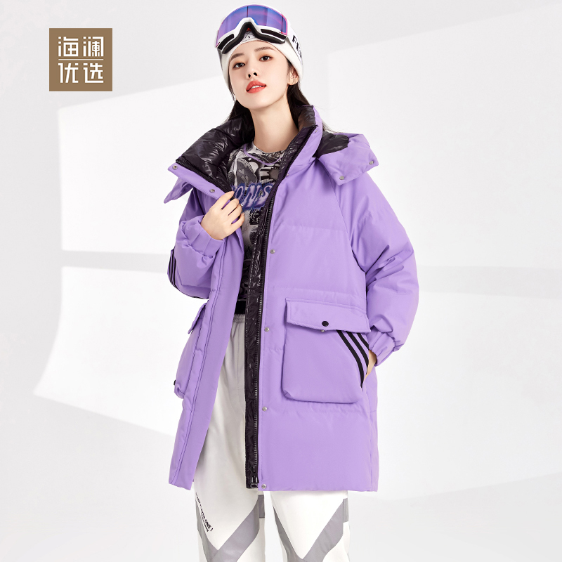 中长款羽绒服女士时尚休闲加厚保暖外套