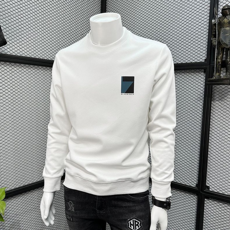 卫衣男秋冬新款字母印花修身长袖体恤套头潮流in帅气休闲圆领时尚_687_644高清大图