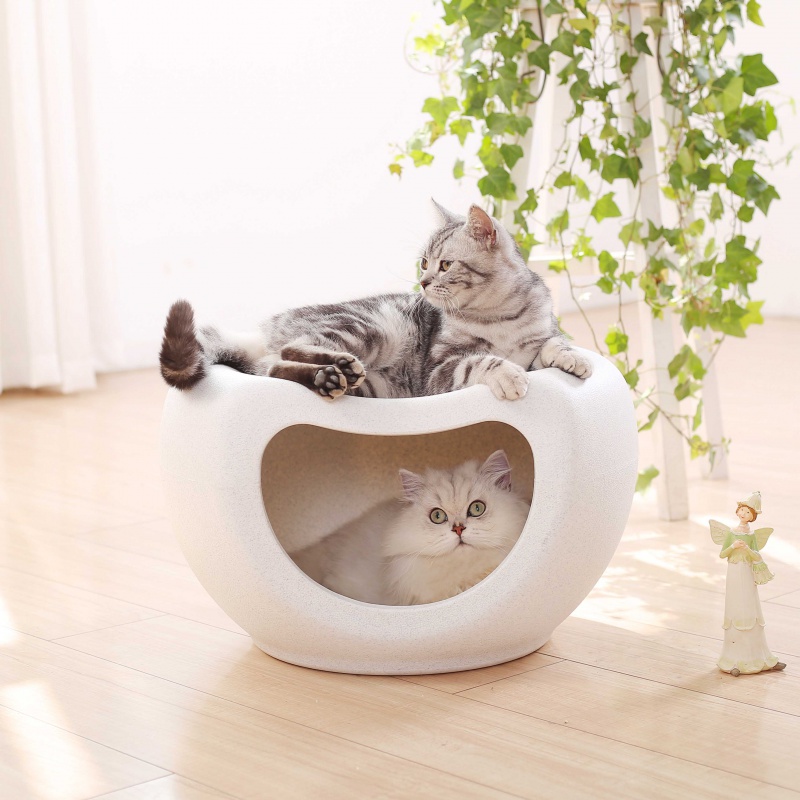 猫窝四季通用封闭式猫床房子猫屋别墅凳子窝猫咪深度睡眠猫窝夏季高清大图