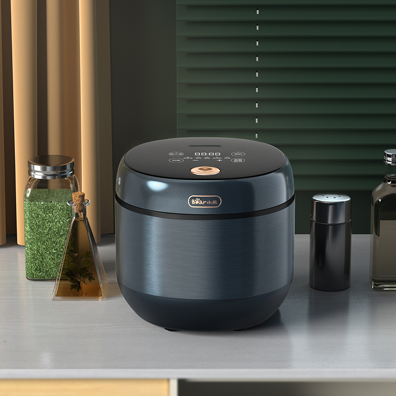 小熊电饭煲智能家用电饭煲多功能家庭大容量煮饭全自动蒸煮电饭锅蓝色