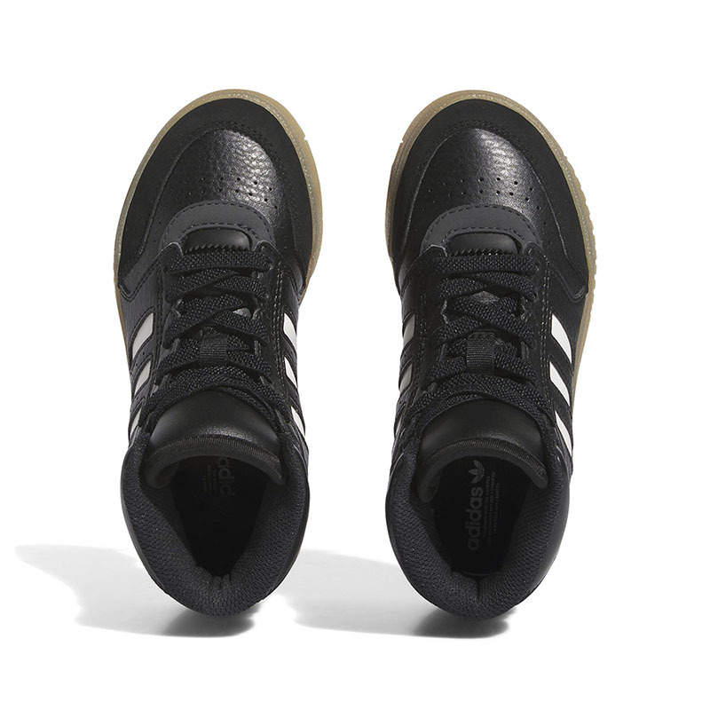 Adidas 阿迪达斯童鞋高帮板鞋男女小童篮球风休闲运动鞋 IG1479