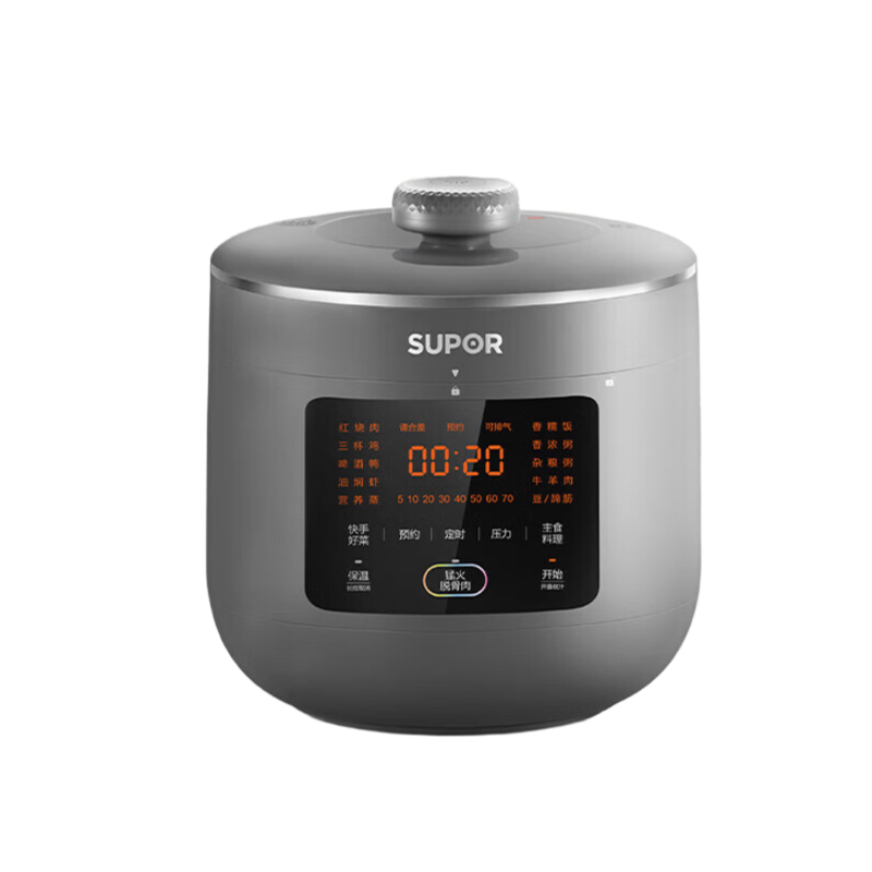 苏泊尔(SUPOR) SY-60FC5002Q大容量电压力锅 6L(单位:台)灰色