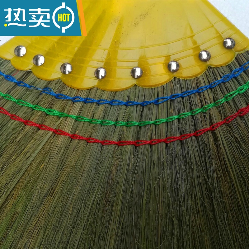 敬平工厂用芒草扫把软毛扫帚扫地板家用手工扫地笤帚发高清大图
