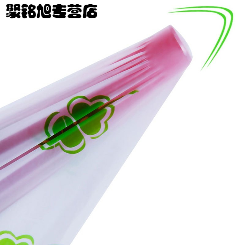 四叶自动收口垃圾袋加厚手提式抽绳中大号10卷装清洁用品一次性用品垃圾袋家居家用垃圾袋