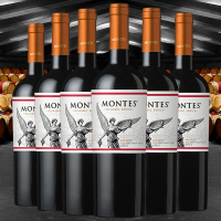 智利原瓶进口蒙特斯(Montes)红酒经典系列马尔贝克干红葡萄酒750ml*6整箱装