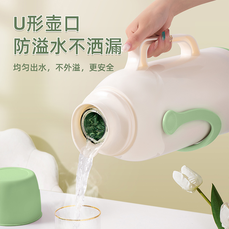 JEKO&JEKO 热水瓶家用保温壶开水暖水壶储水壶茶瓶茶壶特大容量学生宿舍便携正品
