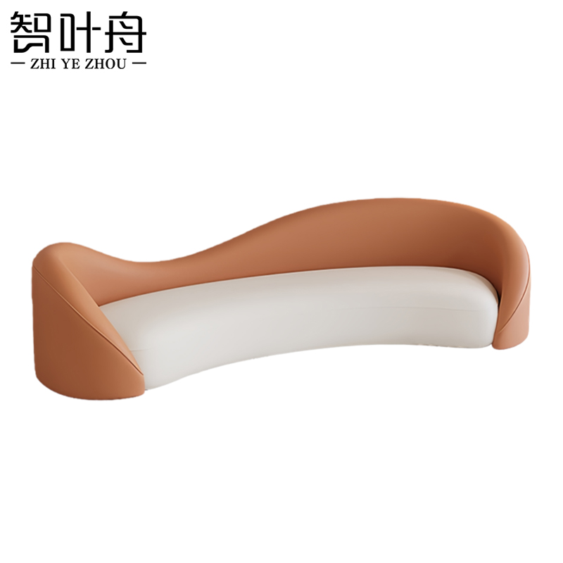 智叶舟沙发三人位210*85*75cm张高清大图