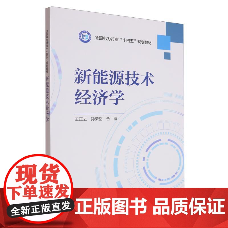 新能源技术经济学 王正之 孙荣岳中国电力出版社9787519893774正版书籍高清大图