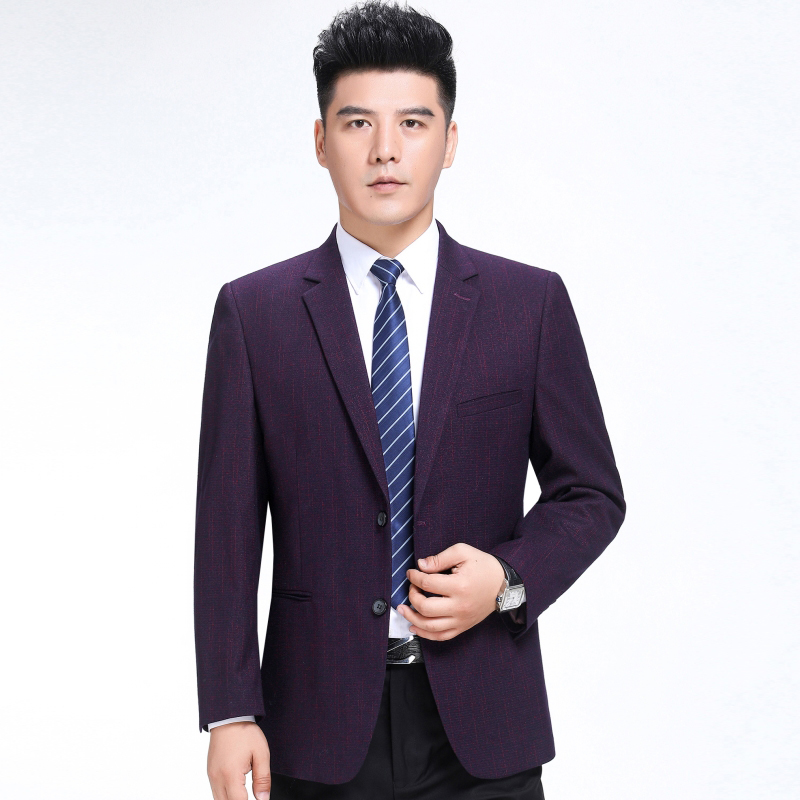 lidenamani利登阿玛尼西服外套男中年西装秋冬款爸爸装结婚礼服秋冬